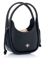 Lucky Bees Torebka "Hedy" w kolorze czarnym - 28 x 21 x 9 cm rozmiar: onesize. Czarne torebki klasyczne damskie Lucky Bees, z materiału, przez ramię, bez dodatków. Za 78.99 zł.