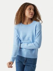 Vero Moda Sweter Doffy 10201022 Niebieski jasny Regular Fit. Niebieskie swetry klasyczne damskie Vero Moda, l, z syntetyku, bez kołnierzyka. Za 119.99 zł.