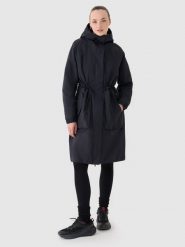 4F Parka przejściowa membrana 8000 damska - czarna XL. Czarne parki damskie 4F, m, z dzianiny, z kapturem. W wyprzedaży za 299.99 zł.
