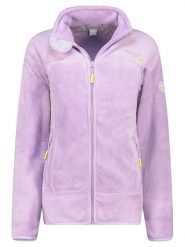 Geographical Norway Kurtka polarowa "Upaline" w kolorze lawendowym rozmiar: L. Różowe kurtki damskie Geographical Norway, l, bez wzorów, z polaru, bez kaptura. Za 122.38 zł.