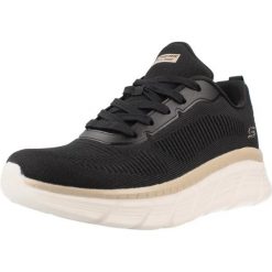 Buty SKECHERS BOBS B FLEX HI FLYING HI Czarny. Czarne obuwie trekkingowe damskie Skechers, z syntetyku, bez zapięcia. Za 283.99 zł.