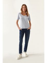 TATUUM Dżinsy - Regular fit - w kolorze granatowym rozmiar: 36. Niebieskie jeansy damskie TATUUM. Za 158.10 zł.