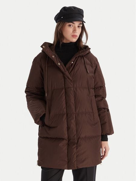 Weekend Max Mara Kurtka puchowa Newbembo 2525496072 Bordowy Relaxed Fit. Czerwone kurtki damskie Weekend Max Mara, bez wzorów, z puchu, bez kaptura. Za 2,189.00 zł.