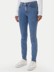 Calvin Klein Jeans Jeansy LV047E616G Niebieski Skinny Fit. Niebieskie jeansy damskie Calvin Klein Jeans. Za 409.99 zł.