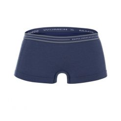 Bokserki damskie termoaktywne Brubeck Active Wool. Niebieskie bokserki damskie Brubeck, bez wzorów, z elastanu. Za 58.99 zł.