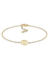 Elli Damski wisiorek talizman Elegancki w pozłacanym srebrze próby 925 Sterling Silver Bransoletki 1 ct. Szare bransoletki damskie Elli, pozłacane. Za 203.99 zł.