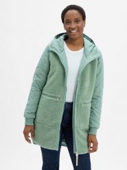 Ragwear Pluszowa parka - Longeddy Kobiety Sztuczne włókno zielony, L. Zielone parki damskie Ragwear, l, z włókna. Za 479.95 zł.