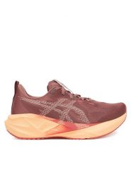 Asics Buty do biegania Novablast 5 1012B765 Brązowy. Brązowe obuwie sportowe damskie Asics, z materiału, bez zapięcia, do biegania. Za 679.99 zł.