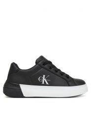 Calvin Klein Sneakersy V3X9-83165-1355 D Czarny. Czarne buty sportowe chłopięce Calvin Klein, ze skóry, bez zapięcia. Za 349.99 zł.