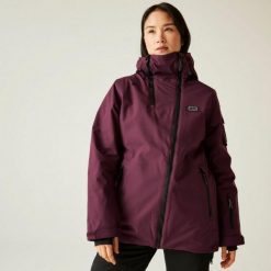 Damska kurtka narciarska Dare 2B Gnarly. Fioletowe kurtki damskie Dare 2b, s, bez wzorów, z materiału, bez kaptura. Za 279.99 zł.