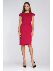 Nife Sukienka w kolorze czerwonym rozmiar: 36. Czerwone sukienki damskie Nife, bez wzorów, bez ramiączek. Za 170.87 zł.