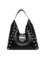 Just Cavalli Torebka 80RA4BA6 Czarny. Czarne torebki klasyczne damskie Just Cavalli, ze skóry, bez dodatków. Za 869.99 zł.