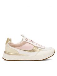 DeeZee Sneakersy WS6301-01 Écru. Obuwie sportowe damskie DeeZee, ze skóry, bez zapięcia. Za 129.99 zł.