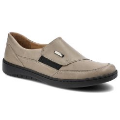 Półbuty damskie Pollonus, naturalna skóra licowa wsuwana konstrukcja z elastycznymi wstawkami miękka wkładka, cappuccino, 5-1239-007. Brązowe półbuty damskie Pollonus, bez wzorów, ze skóry, bez obcasa, bez zapięcia. Za 169.00 zł.