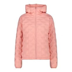 Damska kurtka z kapturem CMP. Czerwone kurtki sportowe damskie CMP, bez wzorów, z puchu, z kapturem. Za 649.00 zł.