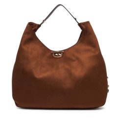 Torebka Liu Jo. Brązowe shopper bag Liu Jo, bez wzorów, bez dodatków. Za 679.99 zł.