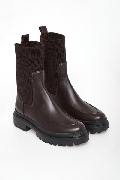 Trapery damskie skórzane PESERICO. Trapery damskie Peserico, bez zapięcia. Za 3,019.00 zł.