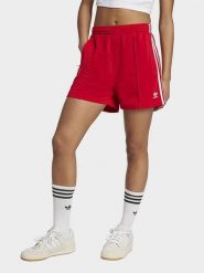 Adidas Szorty sportowe "Firebird" w kolorze czerwonym rozmiar: XXS. Czerwone spodenki sportowe damskie Adidas, xxs, bez wzorów, outdoorowe. Za 78.66 zł.