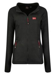 Geographical Norway Kurtka polarowa "Ulyssia" w kolorze czarnym rozmiar: XXL. Czarne kurtki damskie Geographical Norway, xxl, bez wzorów, z polaru, bez kaptura. Za 74.63 zł.