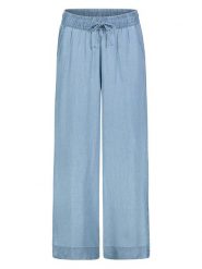 Sublevel Spodnie w kolorze błękitnym rozmiar: S. Niebieskie spodnie materiałowe damskie Sublevel, bez wzorów, z materiału. Za 104.99 zł.