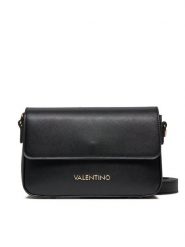 Valentino Torebka Zero Re VBS7B303 Czarny. Czarne listonoszki damskie Valentino, bez wzorów, ze skóry, bez dodatków. Za 469.99 zł.