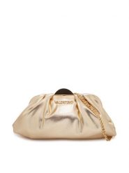 Valentino Torebka Iside VBS9YA17 Złoty. Żółte torebki wieczorowe damskie Valentino, bez wzorów, ze skóry, bez dodatków. Za 549.99 zł.