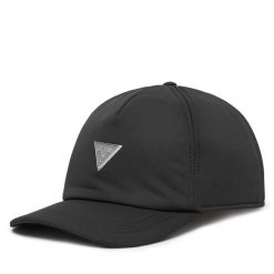 Czapka z daszkiem Guess. Czarne czapki z daszkiem damskie Guess, z aplikacjami. Za 179.99 zł.