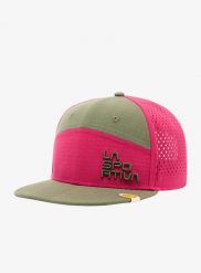 Czapka z daszkiem La Sportiva Traverse Trucker. Czerwone czapki z daszkiem damskie La Sportiva, na lato, bez wzorów, z bawełny. Za 175.99 zł.