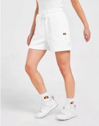 SPODENKI DAMSKIE SZORTY ELLESSE KRÓTKIE KOLOR BIAŁY. Białe spodenki sportowe damskie Ellesse, na lato, l, bez wzorów, z materiału, do biegania. Za 142.80 zł.