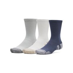 Skarpety Unisex Under Armour UA Performance Tech 3pk Crew 1379512. Białe skarpetki damskie Under Armour, bez wzorów, z elastanu. Za 66.25 zł.