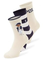 Polo Ralph Lauren Skarpety w zestawie po 3 sztuki Kobiety biały|niebieski, ONE SIZE. Białe skarpetki damskie Polo Ralph Lauren, bez wzorów. Za 219.95 zł.