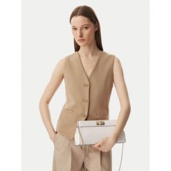 Torebka Tommy Hilfiger. Białe torebki wieczorowe damskie Tommy Hilfiger, bez wzorów, bez dodatków. Za 529.99 zł.