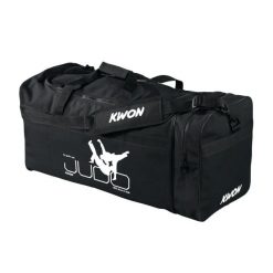 Torba sportowa do judo Kwon. Czarne torby sportowe KWON, bez wzorów, z nylonu, duże. Za 172.50 zł.
