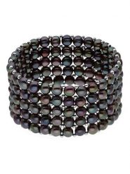 Pearline Bransoletka perłowa w kolorze tahiti rozmiar: onesize. Niebieskie bransoletki damskie Pearline. Za 404.99 zł.