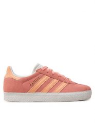 Adidas Sneakersy Gazelle C JP5544 Różowy. Czerwone buty sportowe dziewczęce Adidas, bez wzorów, ze skóry, bez zapięcia. Za 199.99 zł.