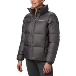 Kurtka sportowa damska Puffect Jacket. Szare kurtki sportowe damskie Columbia, l, bez wzorów, z poliesteru, bez kaptura. Za 379.99 zł.