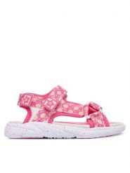 Primigi Sandały AVANT 1474000 Różowy. Czerwone sandały dziewczęce Primigi, z materiału, bez obcasa, bez zapięcia. Za 169.99 zł.