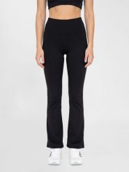 Damskie legginsy z wysokim stanem Hummel. Czarne legginsy sportowe damskie Hummel, s, bez wzorów, z materiału, z podwyższonym stanem, na jogę i pilates. Za 253.95 zł.
