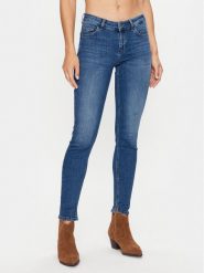 Liu Jo Jeansy UF3003 D4448 Niebieski Skinny Fit. Niebieskie jeansy damskie Liu Jo, bez wzorów, z bawełny. Za 799.99 zł.