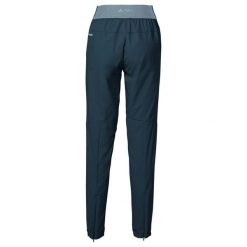 Spodnie damskie VAUDE Scopi. Niebieskie spodnie sportowe damskie Vaude, bez wzorów, z materiału, narciarskie. Za 457.45 zł.