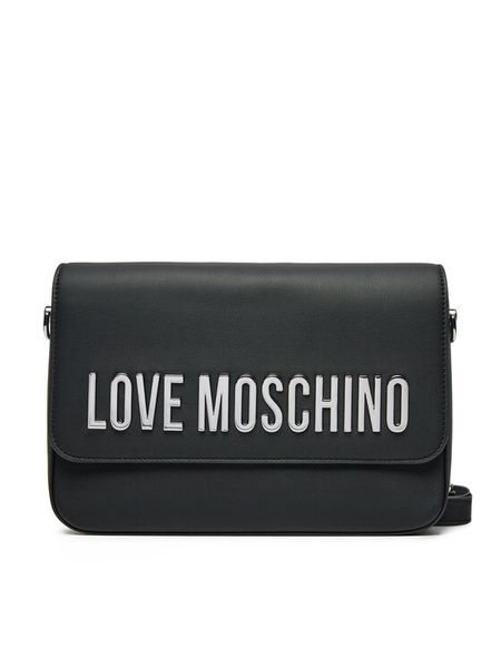 LOVE MOSCHINO Torebka JC4023PP1MKD000B Czarny. Czarne torebki klasyczne damskie Love Moschino, ze skóry, bez dodatków. Za 469.99 zł.