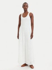 Vero Moda Sukienka koktajlowa Salina 10356493 Biały Regular Fit. Białe sukienki damskie Vero Moda, bez wzorów, z syntetyku, wizytowe, bez ramiączek. Za 249.99 zł.