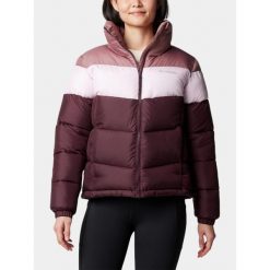 Kurtka Przejściowa Damska Columbia Puffect II Colorblock. Czerwone kurtki damskie Columbia, na zimę, l, bez wzorów, bez kaptura. Za 469.00 zł.