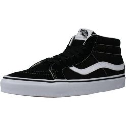 Tenisówki Vans Model Ua Sk8-mid Kolor Czarny. Czarne trampki damskie Vans, bez wzorów, bez zapięcia. Za 332.45 zł.