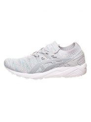 Asics Sneakersy "Gel Kayano Knit" w kolorze szaro-błękitnym rozmiar: 39. Niebieskie obuwie sportowe damskie Asics, bez zapięcia. Za 153.71 zł.