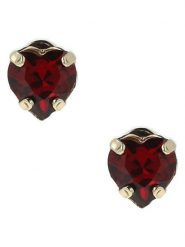 Otazu Pozłacane kolczyki-wkrętki z kryształami rozmiar: onesize. Czerwone kolczyki damskie Otazu, z kryształem, pozłacane. Za 39.99 zł.