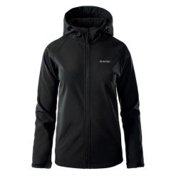Kurtka Softshellowa Damska Neti. Czarne kurtki damskie Hi-tec, s, bez wzorów, z softshellu, bez kaptura. Za 212.99 zł.