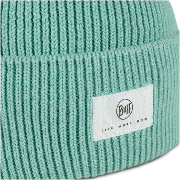 Czapka zimowa BUFF Thermonet® Underhelmet Breanie. Niebieskie czapki damskie Buff, na zimę, bez wzorów, z bawełny. Za 89.99 zł.