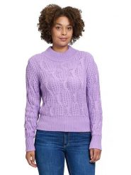 BETTY & CO Sweter w kolorze lawendowym rozmiar: 36. Różowe swetry klasyczne damskie Betty & Co, z wełny, bez kołnierzyka. Za 122.38 zł.