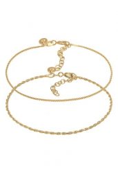 Elli PREMIUM Damski naszyjnik sznurkowy Venetian Basic Filigree regulowany wykonany ze srebra próby 925 Sterling Silver Bransoletki 1 ct. Szare bransoletki damskie Elli PREMIUM, srebrne. Za 248.99 zł.